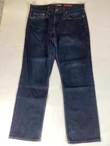 EUC tony hawk womens 16 skinny jeans dark denim waist 31 length 39