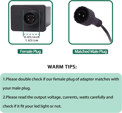 Replacement Christmas Inflatable Adapter, 1.5A 12V Class 2 Power Unit, Plug for - Picture 4 of 12