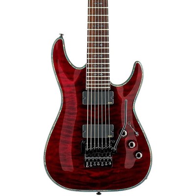 Schecter Guitar Research Hellraiser C7 FR 7String Electric Guitar Black Cherry