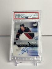 2021-22 Upper Deck Premier Shane Pinto Acetate Rookie Patch Auto /249