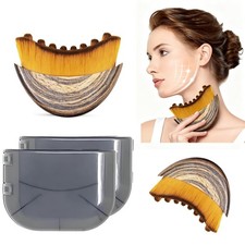2PCS Lymphatic Contour Face Brush, Chin Jawline Sculpting Tool, Drainage Mass...
