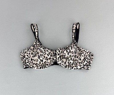 Wacoal Awareness Bra 34D Underwire Animal Print Unlined 855167 Full Coverage
