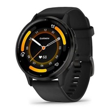 Garmin Venu 3 Slate Music GPS Smartwatch Activity Monitor Steel Bezel - Black