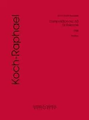 composition no.53 Heft 1 | Erwin Koch-Raphael | Partitur + Stimmen