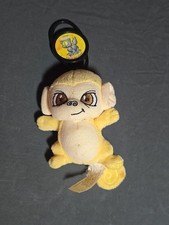 Neopets Yellow MYNCI CLIP KEYCHAIN 4" Plush STUFFED ANIMAL McDonald's