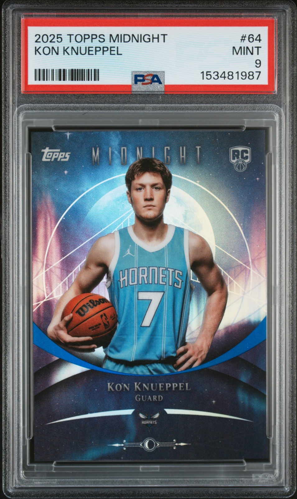 2025 TOPPS MIDNIGHT #64 KON KNUEPPEL PSA 9