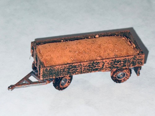 Remolque agrícola grande Busch 44922 HO 1/87 1958 desgastado cara baja | Zustand: Used