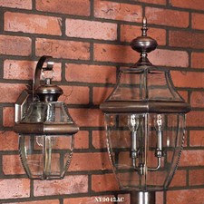 Quoizel NY9043AC Newbury Outdoor Lantern in Copper