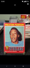 Topps 1971 Preston Pearson #177 Pittsburgh Steelers Rookie NFL Football Card. rookie card picture