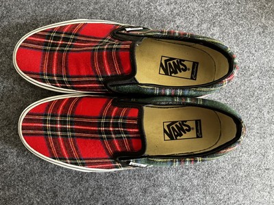 Vans Classic Plaid Slip On Shoes Men display picture 3