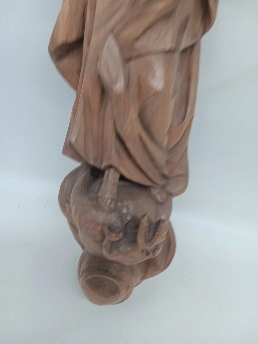 Holzskulptur Jungfrau Maria Jesuskind 55c
