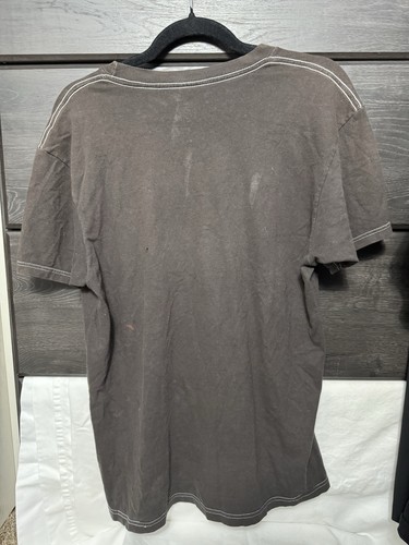 T-shirt grafica Tupac marrone vintage - Foto 3 di 3
