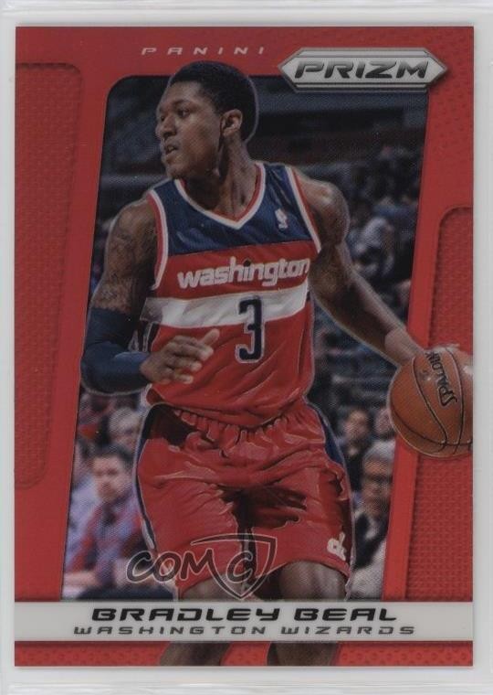 2013-14 Panini Prizm Target Red Prizm Bradley Beal #141 4f5