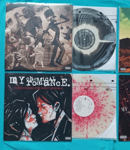 MY CHEMICAL ROMANCE HOT TOPIC Collection 5 Vinyl LP Discography Parade Cheers - Picture 2 of 6