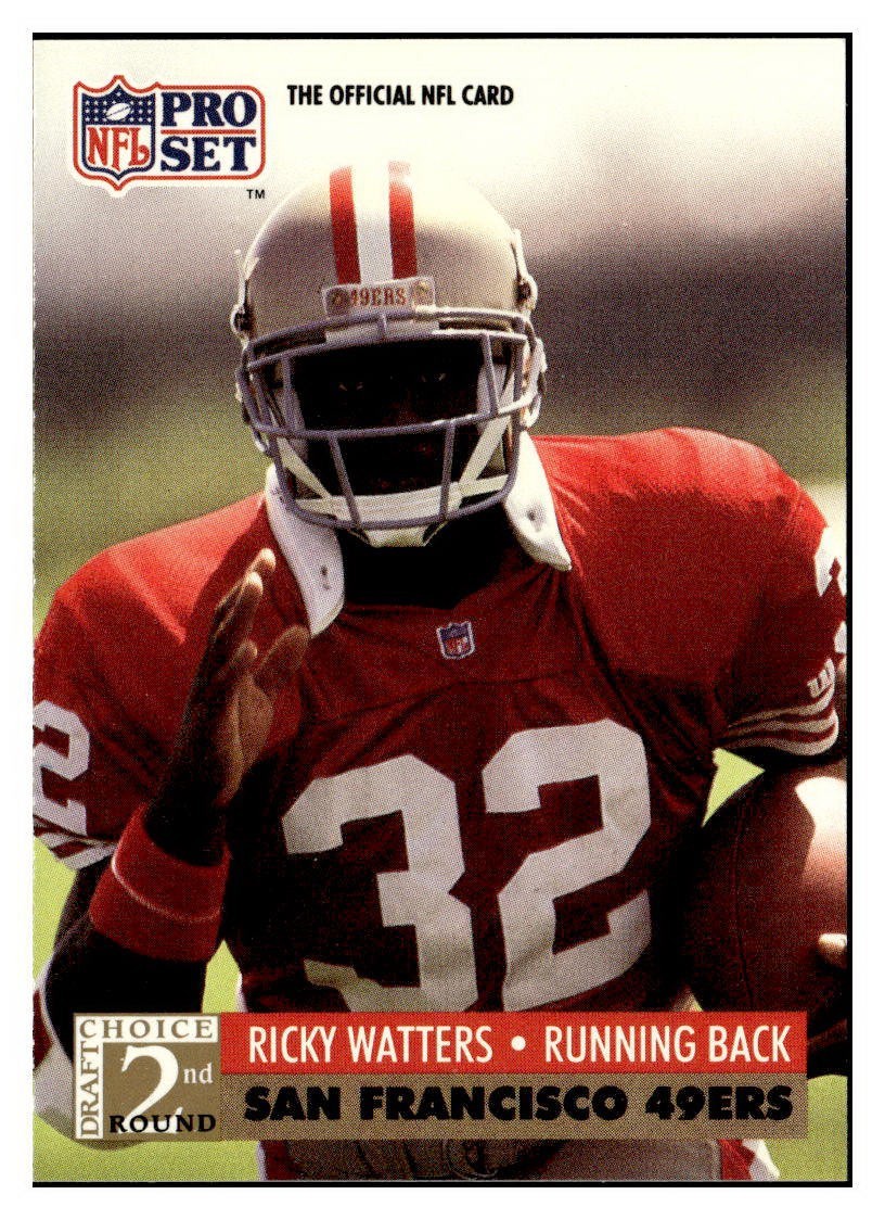 1991 Pro Set - 2nd Round Draft Choice Ricky Watters #774 (RC)