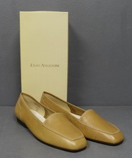 Enzo Angiolini Liberty Women's Sz 8 Tan Leather Flat Loafer Shoe New/Box