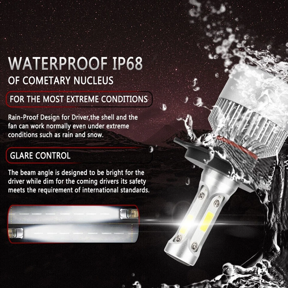 Faros antiniebla DRL para Dodge Challenger 2011-2012 2013 2014 6000K LED Foto 4 de 4