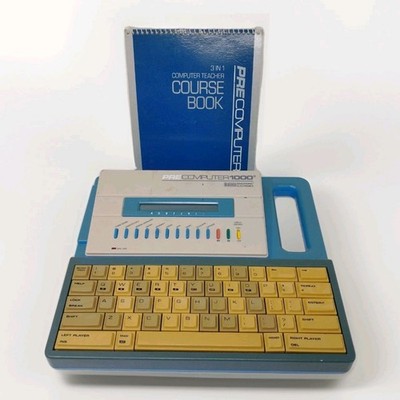 VTech PreComputer 1000 w/ Course Book Vintage Electronics 1988, Tested Working