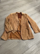 VTG 70s LEE 2 Piece Leisure Suit Blazer  Vest 42R