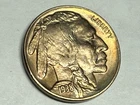 1938-D Indian Head BUFFALO NICKEL. Satiny choice BU. #q1