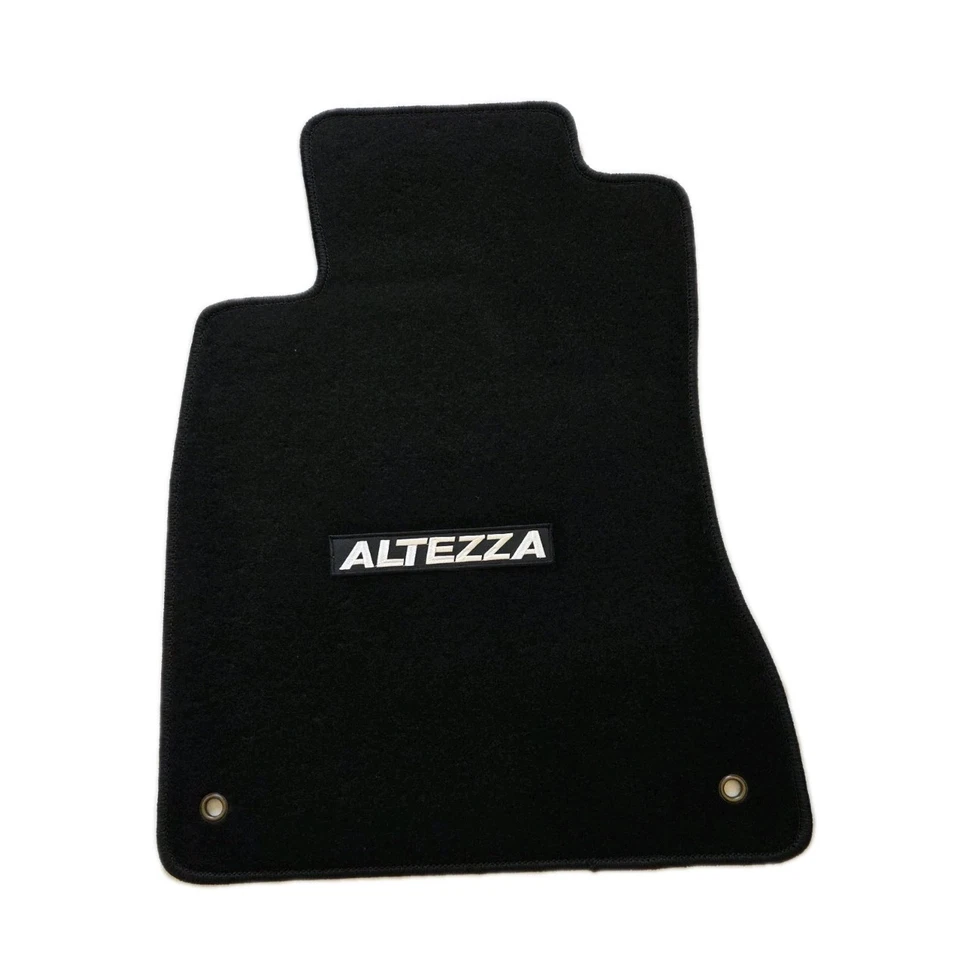 Alfombrillas negras Fit 06-12 Lexus IS350 IS250 con emblema A (solo tracción en las 2 ruedas) Foto 2 de 4