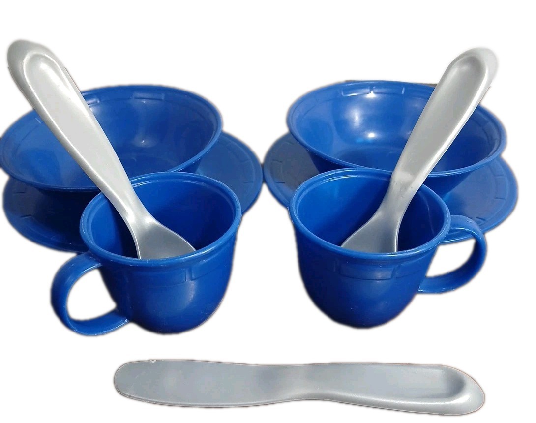 Step2 Kids KITCHEN Dishes Cup Plate Bowl Spoon Blue Replacement Part