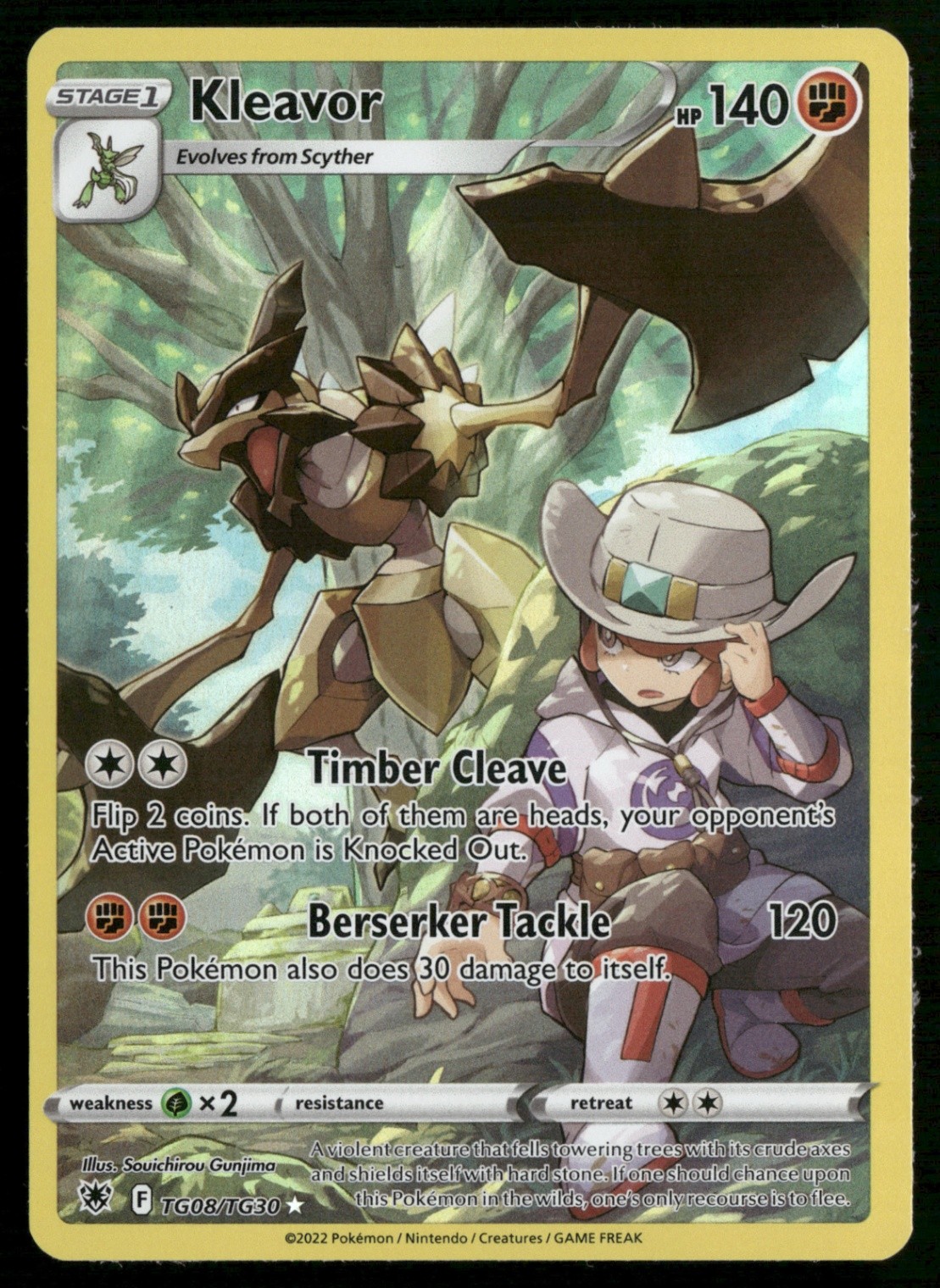 Kleavor TG08/TG30 SWSH10: Astral Radiance Trainer Gallery Pokemon TCG