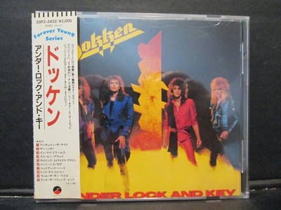 Dokken - Under Lock And Key Rare Japan Edition OBI