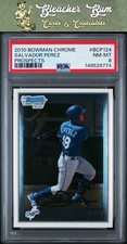 2010 Bowman Chrome Prospects BCP124 Salvador Perez Prospects RC PSA 8