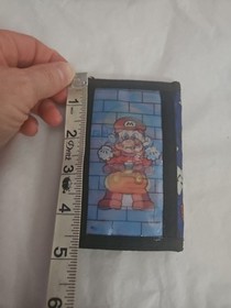 Avon Super Mario Bros. Lenticular Hologram Wallet Nintendo NES Trifold 1990's