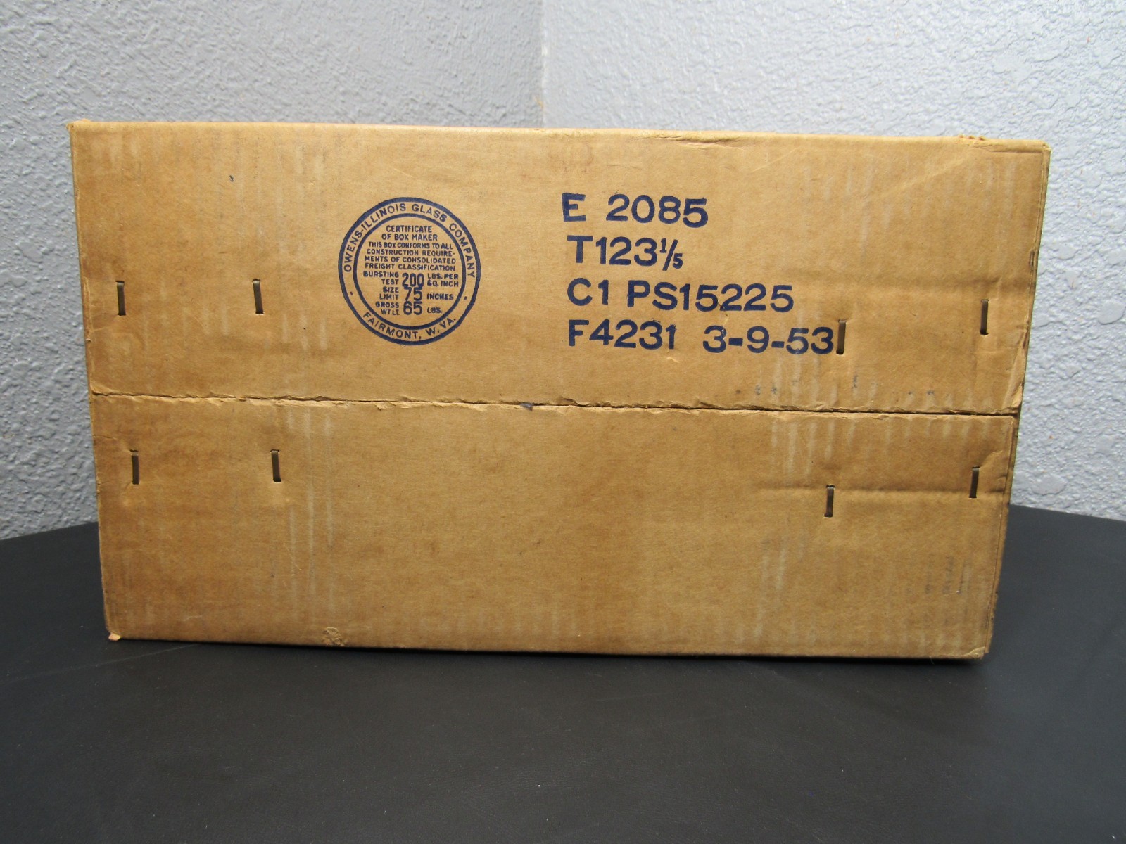 Vintage Galaxy Home Syrups Cardboard Case Box EMPTY DAMAGED EMPTY DAMAGED