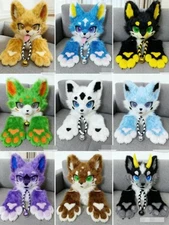 Fursuit Long Fur Husky Fox Mascot Head Party Halloween Fur Cosplay-Promotion