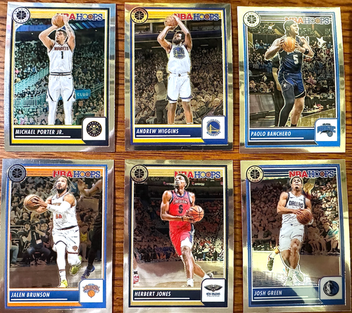 *36 Card Lot* 2023-24 Panini NBA Hoops Premium Stock *Base Cards* | eBay