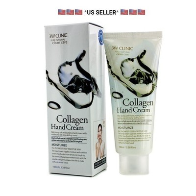 3W Clinic Collagen Hand Cream 100ml Moisturizing Anti-Aging Dry Skin Care