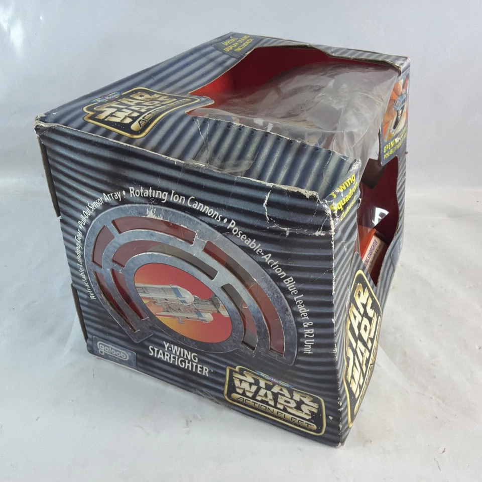 FLOTA DE ACCIÓN STAR WARS LÍDER AZUL ESCUADRÓN DE COMBATE ALA Y COLORES VARIANTE Foto 2 de 4