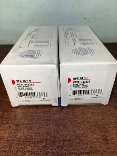 2 NEW  WHITE RODGERS EMERSON BFK163S FILTER DRIERS  B443