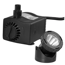  400 GPH Low Water Shut-Off Fountain Pump with Light 400 GPH Pump with Light