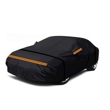 Waterproof Car Cover All Weather Fit for Sedan Length 175-185 inches Black