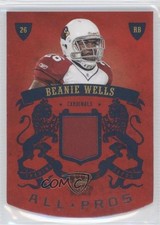 2010 Panini Crown Royale All-Pros Materials 146/250 Chris Wells Beanie #2 0a1