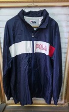 Vintage 90's FILA Windbreaker Jacket And Pant Set Full Front Zip Rare Nice