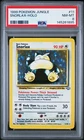 1999 POKEMON JUNGLE #11 SNORLAX-HOLO PSA 8