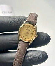 Rado 133.5337.2 Swiss-Made Stainless Steel Gold-Tone 21mm Ladies’ Dress Watch