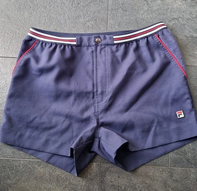 FILA Heritage High Tide Shorts - Fila Navy Large - Image 1 of 4