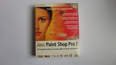Jasc Software Paint Shop Pro 7 Graphics Photo Editor CD for Windows English
