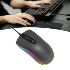 Gaming Mouse RGB Light Effect Ergonomic Maximum 1600DPI Stable Control Plug JWJL