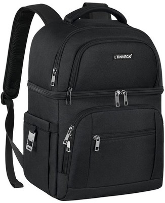 Cooler Backpack,Insulated Backpack Cooler Leakproof Double Deck Cooler Bag for