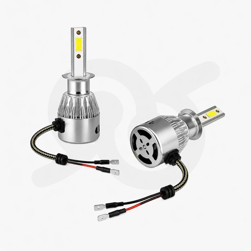 Coppia di Lampade a LED per Fari Auto con Luce Intensa e Montaggio Immediato