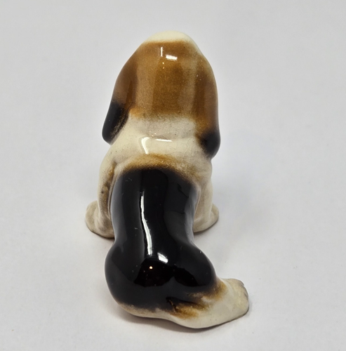 Vtg Hagen Renaker Basset Hound Dog Miniature Porcelain Big Eyes Figurine ~1.25" - Picture 7 of 10