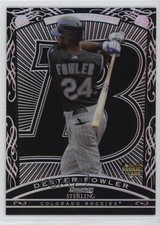2009 Bowman Sterling Black Refractor 44/25 Dexter Fowler #BS-DF b8h