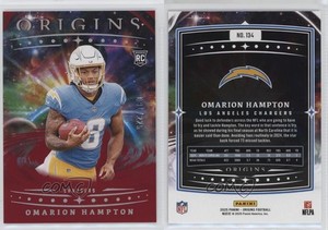 2025 Panini Origins Rookies Red /225 Omarion Hampton #134 Rookie RC